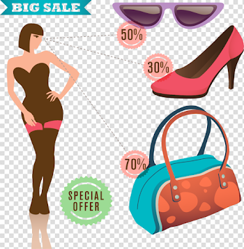 Euclidean Mall Vector Discounts Women Free Clipart HQ
