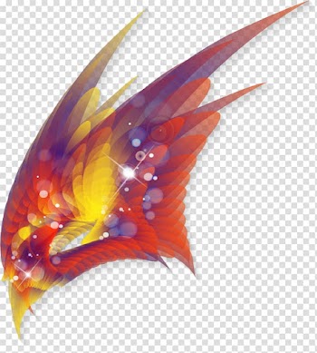 Euclidean Shape Abstraction, Phoenix Colorful LED head transparent background PNG clipart