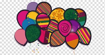 Euclidean Toy balloon, Colorful decorative balloon background transparent background PNG clipart