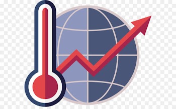 Euclidean vector Arrow Computer file - Global warming thermometer 