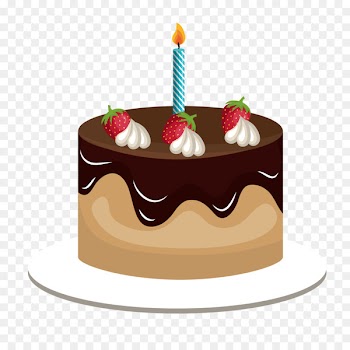 Euclidean vector Birthday Illustration - Chocolate cake vector 