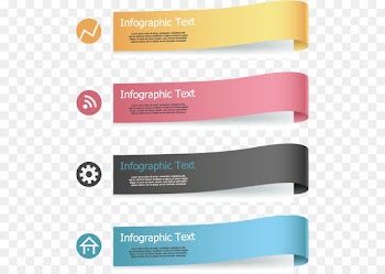 Euclidean vector Chart - Ribbons vector chart 