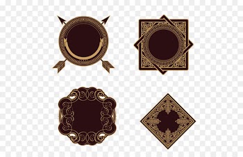 Euclidean vector Circle - European retro pattern 