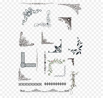 Euclidean vector Clip art - Texture pattern vector border corner 