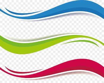 Euclidean vector Clip art - Tricolor wave title box 