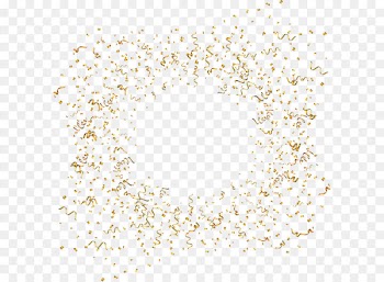 Euclidean vector Confetti Download - Vector painted floating golden ribbons and confetti 