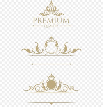 Euclidean vector - Crown European pattern vector design material 