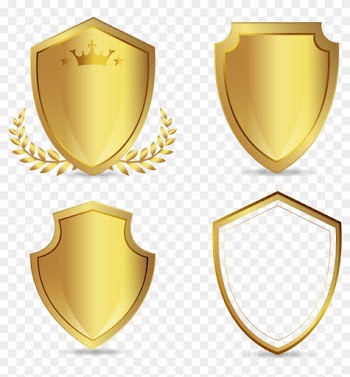 Euclidean Vector Download - Gold Shield Logo Png