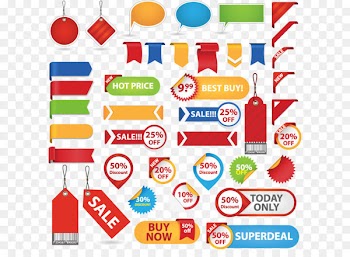 Euclidean vector Download - Taobao promotional decorative label sheet 