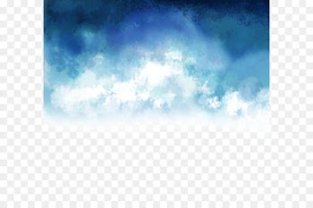 Euclidean vector Download - Vector creative hand-painted blue and white 