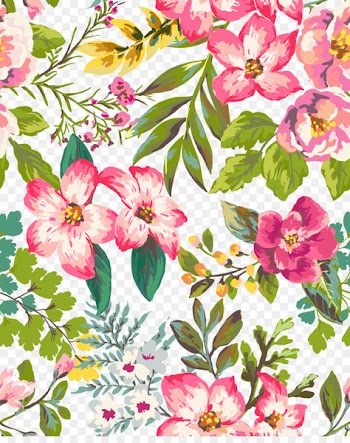Euclidean vector Drawing Flower Wallpaper - Beautiful floral background vector 