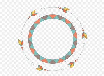 Euclidean vector Drawing - Vector round arrow 