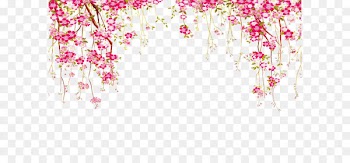 Euclidean vector Flower - Flower Border 
