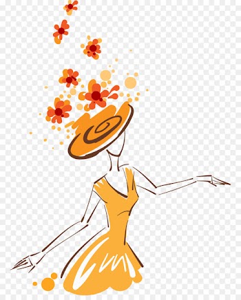 Euclidean vector Flower Illustration Portable Network Graphics Iron-on - cartoon lady 