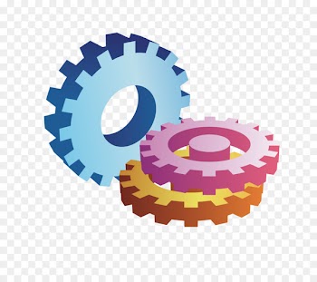 Euclidean vector Gear - Color gears vector material 