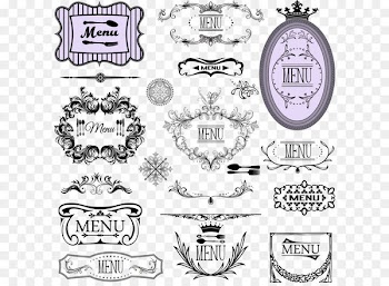 Euclidean vector Icon - Vintage lace labels 
