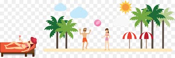 Euclidean vector Illustration - Coco Bed volleyball vector material png 