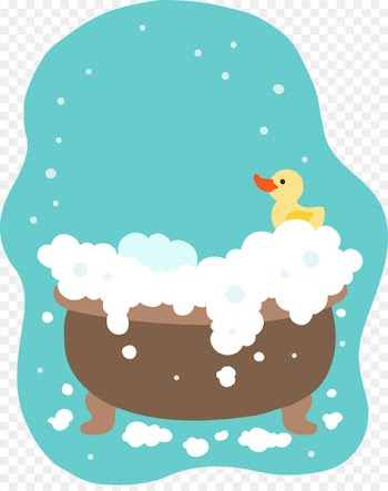 Euclidean vector Illustration - Cute children painting bubble bath vector 