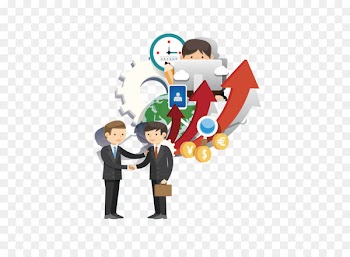 Euclidean vector Infographic Illustration - Vector material Business Cooperation 