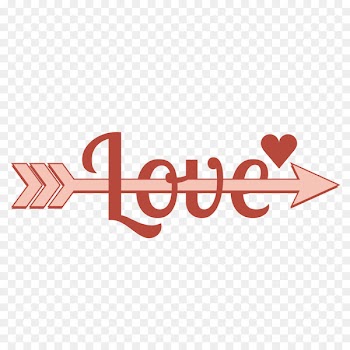 Euclidean vector Le papere Valentines Day - Arrows and text Valentine's Day cards vector 