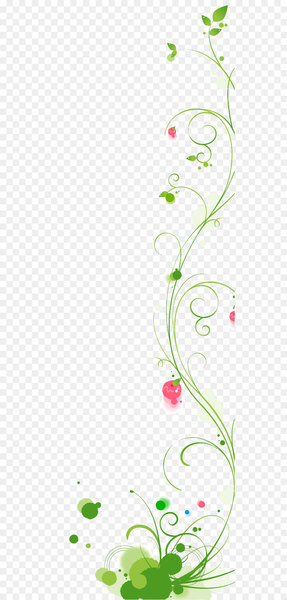 Euclidean vector Leaf Flower - Green vine 