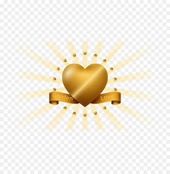 Euclidean vector Love - Ray background golden love 