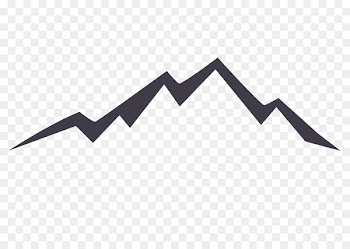 Euclidean vector Mountain Icon - Vector mountain silhouette 
