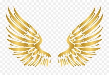 Euclidean vector Nail Element - European-style luxury Golden Wings vector elements 