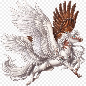 Euclidean vector Pegasus - Vector two-color Pegasus 