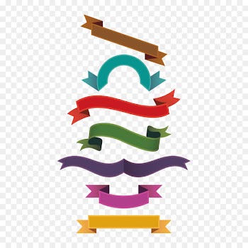 Euclidean vector Ribbon - Vector color ribbon 