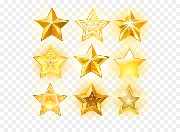 Euclidean vector Star Icon - Vector glowing star 