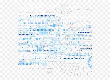 Euclidean vector Technology Illustration - GUC line 