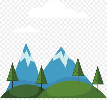 Euclidean vector - Vector forest mountain 