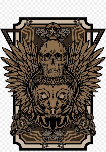 Euclidean vector Visual arts Beardcats Sweet Shop - Vector skull 