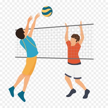 Euclidean vector Volleyball Motion - Men's Volleyball 