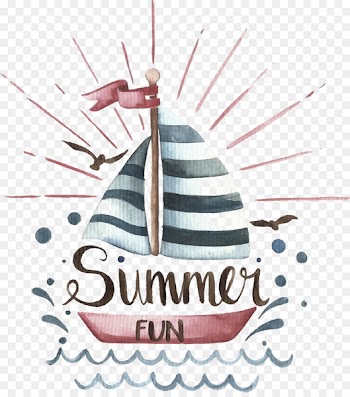 Euclidean vector Watercolor painting - Watercolor sailing ship 