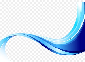 Euclidean vector Wave - Vector blue wave decoration 