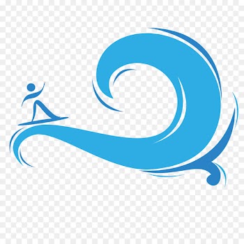 Euclidean vector Wave vector - Hand-painted figures Vector Wave surfing 