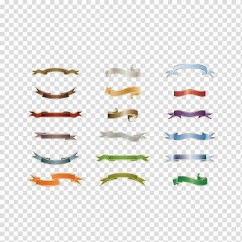 Euclidean Vexel Icon, Decorative ribbon transparent background PNG clipart
