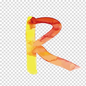 Euclidean , Watercolor letters R transparent background PNG clipart