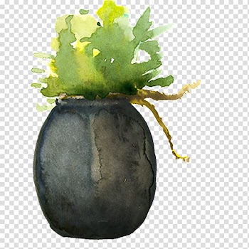Euclidean , Watercolor plants transparent background PNG clipart
