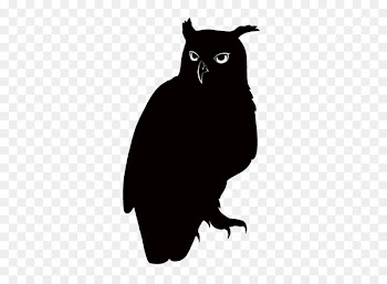 Eurasian eagle-owl Silhouette Illustration Photography - trophe vector 