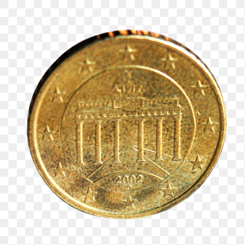 Euro coin png money sticker, | Free PNG - rawpixel