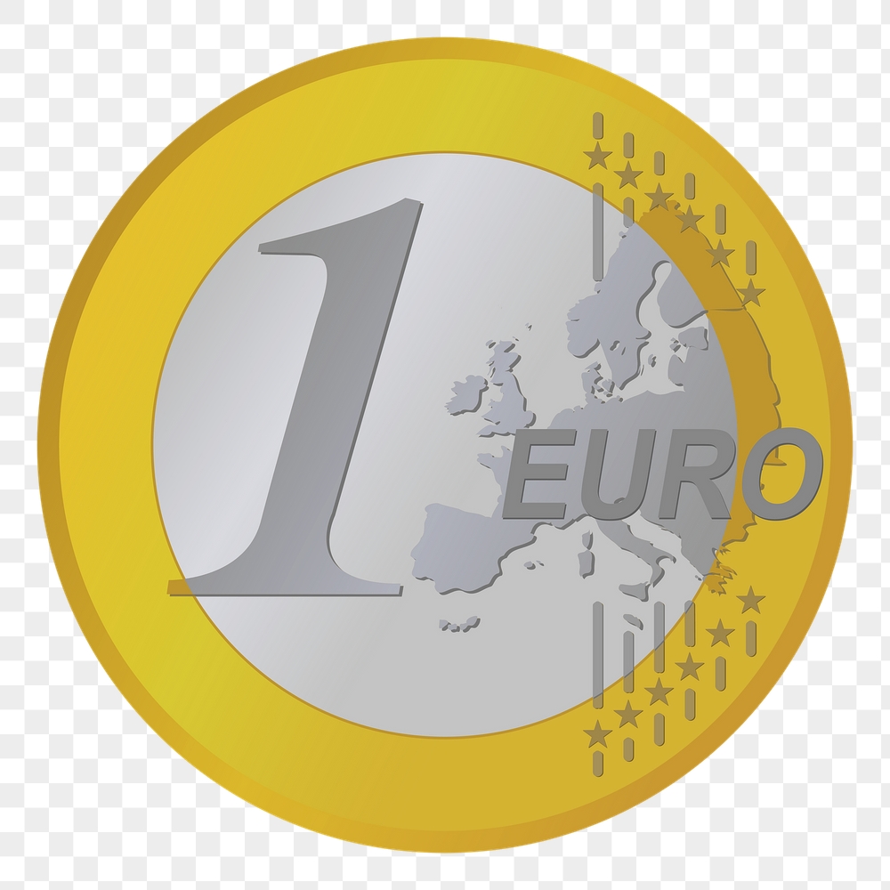 Euro coin png sticker, money | Free PNG - rawpixel