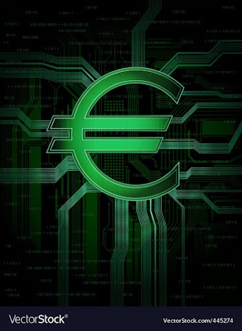 Euro vector image