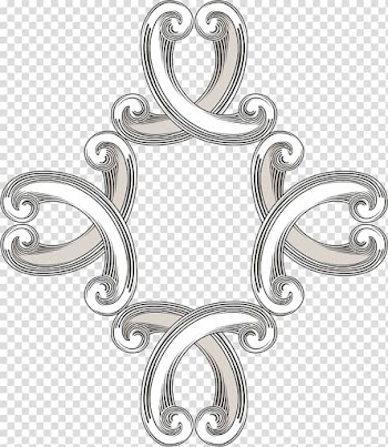 Europe Pattern, European retro pattern frame decorative elements transparent background PNG clipart