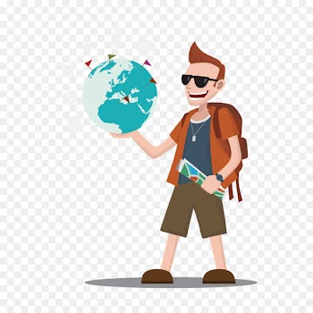 Europe Travel Tourism Vacation Business - People traveling vector 