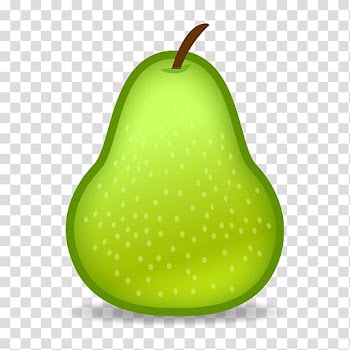 European pear Emoji Food Fruit SMS, pear transparent background PNG clipart