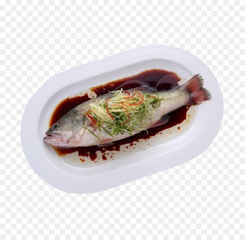 European perch Cantonese cuisine Fish Eating Dish - Steamed perch in field 