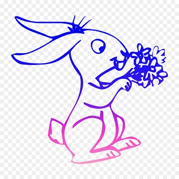 European rabbit Cartoon Drawing Image -  
